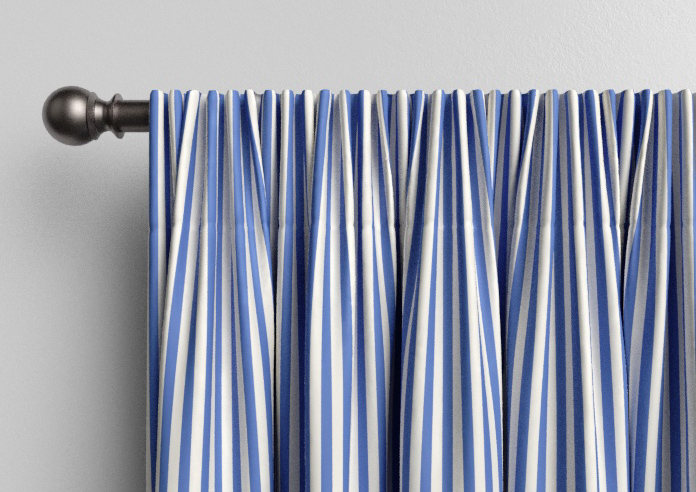 The British Stripe Co. Catherine, Bristol No.2 - Made to Measure Curtains - Image 9